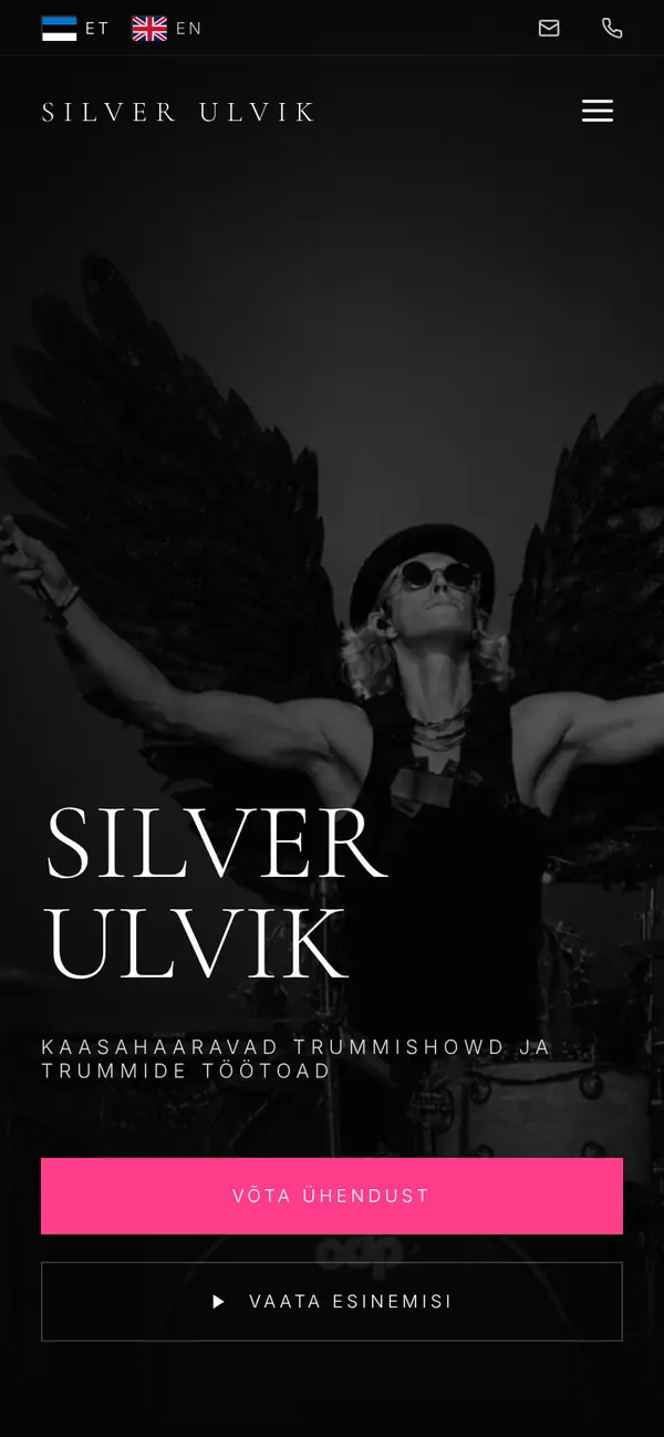 silverulvik.com avaleht telefonis