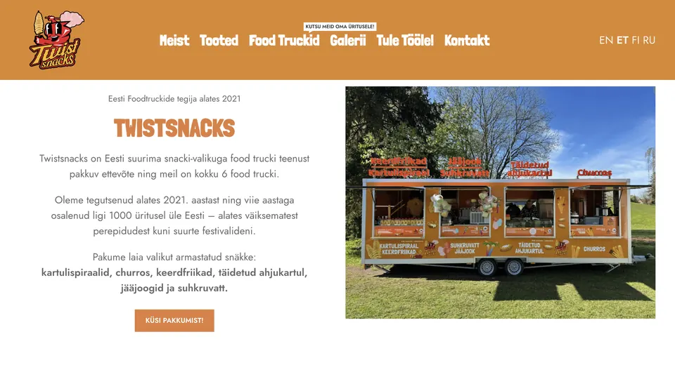 twistsnacks avaleht